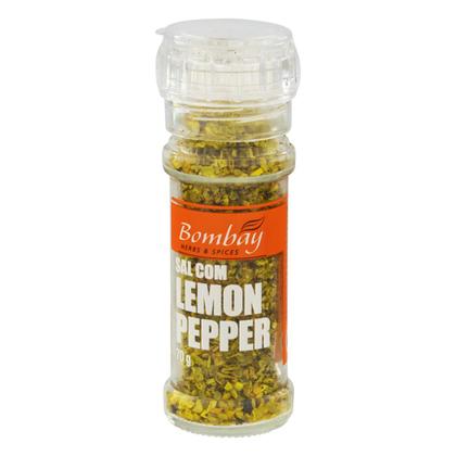 Imagem de Sal com Lemon Pepper Moedor BOMBAY 70g