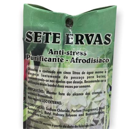 Imagem de Sal de banho aromatizado sete ervas 100 g