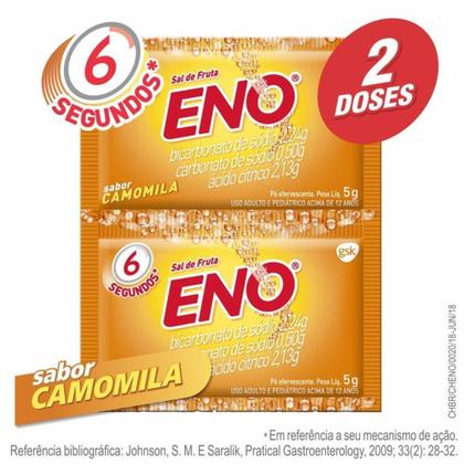 Imagem de Sal de Frutas ENO Efevercente 2x5g - Glaxosmithkline