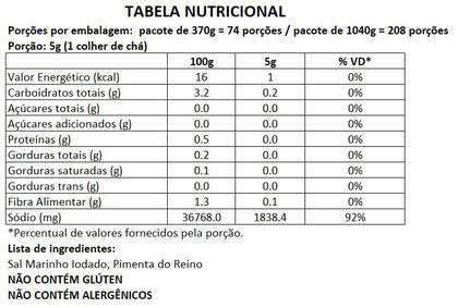 Imagem de Sal De Parrilla Com Pimenta Do Reino BR Spices Pote 370G