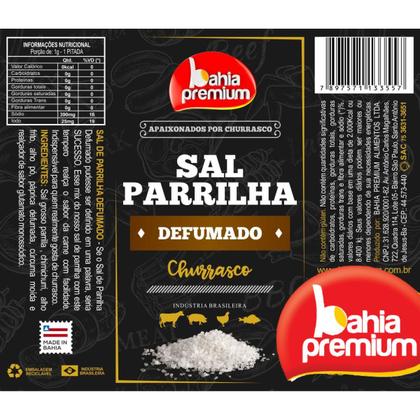 Imagem de Sal de Parrilla Original  6 Unidades Para Churrasco Com Realçador de Sabor 350g Bahia Premium