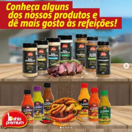 Imagem de Sal de Parrilla Original  6 Unidades Para Churrasco Com Realçador de Sabor 350g Bahia Premium