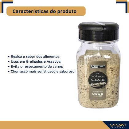 Imagem de Sal de parrilla pimenta preta 500gr