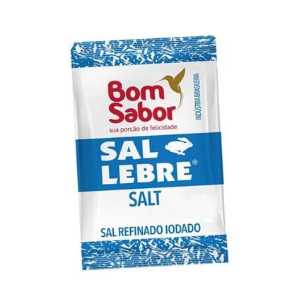 Imagem de Sal Em Pacotinho Caixa Com 2000 Sachês Kit 4