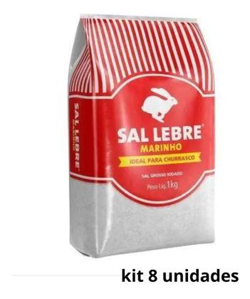 Imagem de Sal Grosso Marinho Lebre Kit 8 Unidades