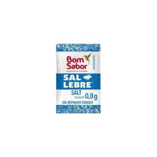 Imagem de Sal Labre Refinado Bom Sabor Em Sachê De 8g Caixa Com 2000 Unidades Para Retaurante Hotel Pousada