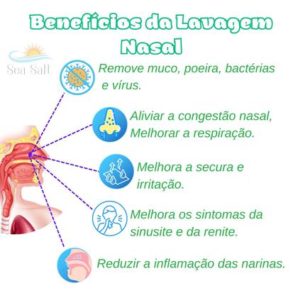 Imagem de Sal Lavagem Nasal Sem Iodo Xô Ites Com 60 Sachês