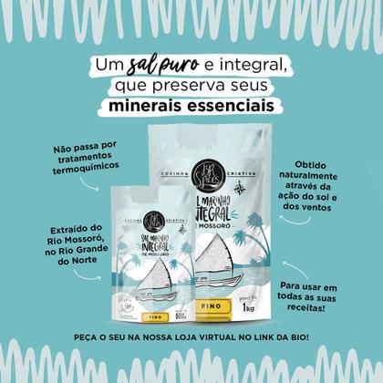 Imagem de Sal Marinho BR Spices Integral De Mossoró Fino Pouch 1KG
