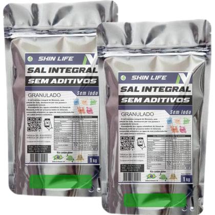 Imagem de Sal Marinho Granulado 2kg Sem Aditivos