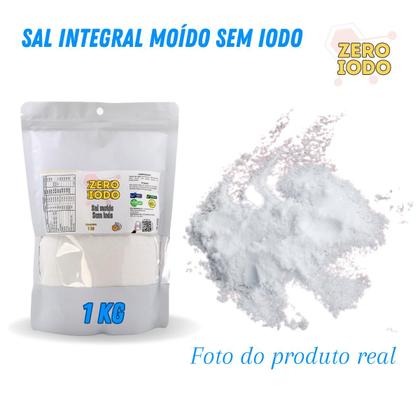 Imagem de Sal Marinho Integral Moído Sem Iodo 4 Un 1Kg Total (4Kg)