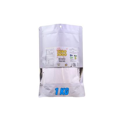 Imagem de Sal Marinho Integral Moído Sem Iodo C/ 2 Un 1Kg (Total 2Kg)