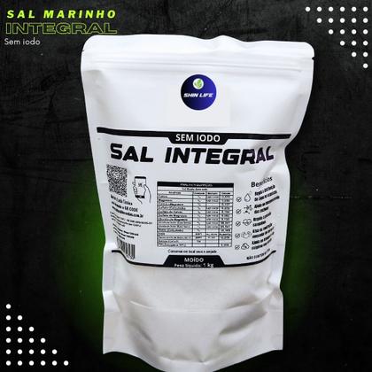 Imagem de Sal Marinho Integral Sem Iodo 3kg Mossoro (Moído) Mossoro