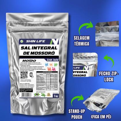 Imagem de Sal Marinho Livre De Iodo Moído Pague 1 Leve 2 Integral Mossoró