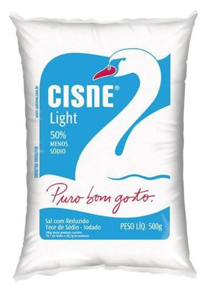 Imagem de Sal Refinado Light CISNE Pacote 500g