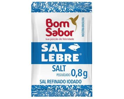 Imagem de Sal Sachê Lebre Bom Sabor 0,8g - 2.000un