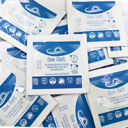 Imagem de Sal Sem Iodo Lavagem Nasal Ultra Fino Sachê Com 15 Unidades