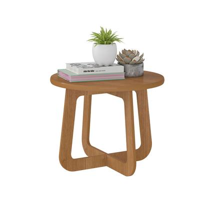 Imagem de Sala de Estar Completa para TV Até 75 Polegadas Charlotte 2 Portas Cinamomo/Off White - Pnr Móveis