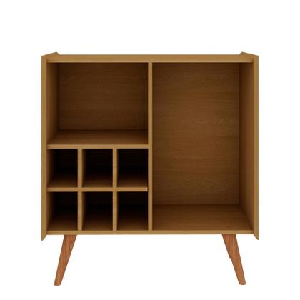 Imagem de Sala de Estar Rack Cristaleira e Buffet Pés Madeira 100% MDF
