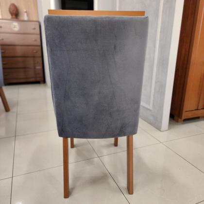 Imagem de Sala de Jantar 196x90 Karen MDF/Vidro 6 Cadeiras Bom Pastor