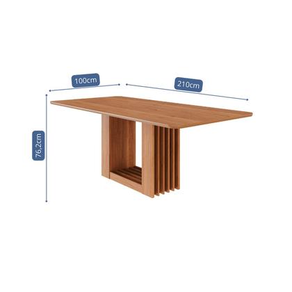 Imagem de Sala de Jantar Ariela 210cm sem Vidro com 8 Cadeiras Fernanda