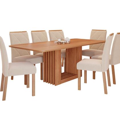 Imagem de Sala de Jantar Ariela 210cm sem Vidro com 8 Cadeiras Fernanda