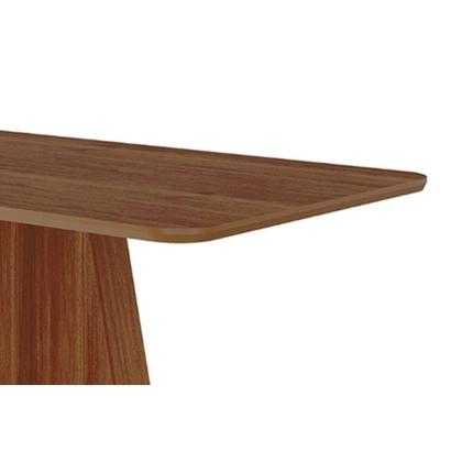 Imagem de Sala de Jantar Completa Maitê Tampo Madeirado 130x80cm e 4 Cadeiras Juliana Cinamomo - Carvalho/Linho Bege - Cimol