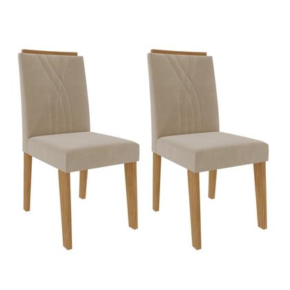 Imagem de Sala de Jantar Flora Redonda com 4 Cadeiras Nicole