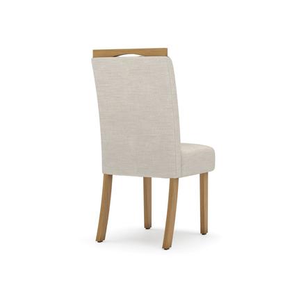 Imagem de Sala de Jantar Hebe Mesa 160 Cm Canto Reto com Vidro 6 Cadeiras Espresso Móveis