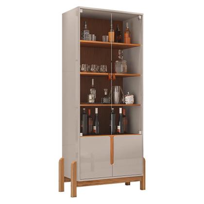 Imagem de Sala de Jantar Lizz com Cristaleira e Buffet Aparador 4 Portas - Casa D