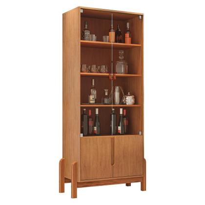 Imagem de Sala de Jantar Lizz com Cristaleira e Buffet Aparador 4 Portas - Casa D