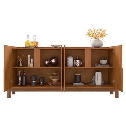 Imagem de Sala de Jantar Lizz com Cristaleira e Buffet Aparador 4 Portas - Casa D