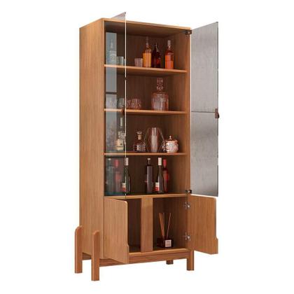 Imagem de Sala de Jantar Lizz com Cristaleira e Buffet Aparador 4 Portas - Casa D