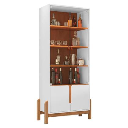 Imagem de Sala de Jantar Lizz com Cristaleira e Buffet Aparador 4 Portas - Casa D