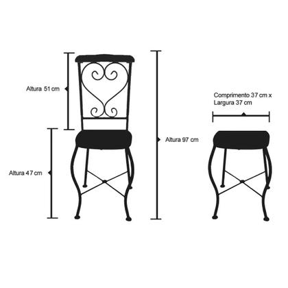 Imagem de Sala de jantar Redonda compacta 3 Lugares