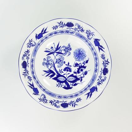 Imagem de Saladeira 24 cm Porcelana Schmidt - Dec. Cebolinha