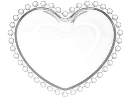 Imagem de Saladeira Bowl Cristal Coração  Pearl 21 cm - Wolff