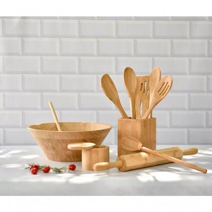 Imagem de Saladeira De Bambu 31cm Kenya