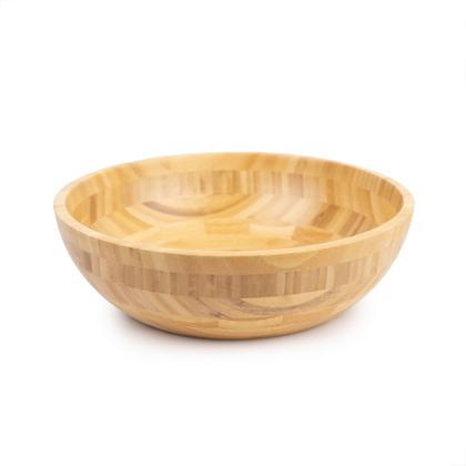 Imagem de Saladeira De Bambu Bowl Grande Para Salada 30cm Tigela Mori
