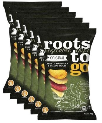 Imagem de Salgadinho Roots To Go Orig. 45G - Kit 6 Unidades