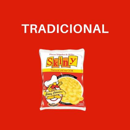 Imagem de Salgadinho Skiny 38g Sabor Natural clássico Com 40 Unidades