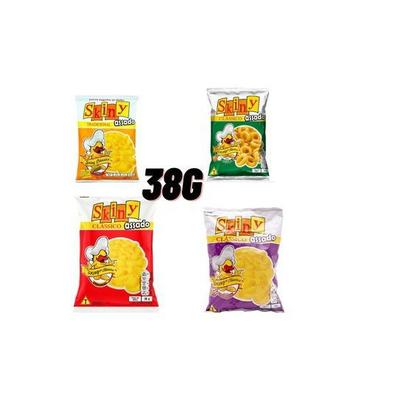 Imagem de Salgadinho Skiny 38g Sabor presunto Com 10 Unidades