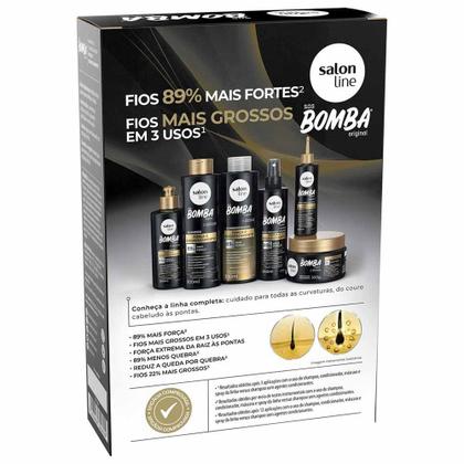 Imagem de Salon Line Bomba Força e Engrossamento Kit Shampoo + Condicionador