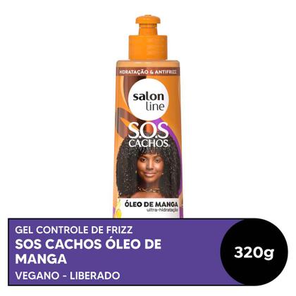 Imagem de Salon Line Gel Controle de Frizz SOS Cachos - Óleo de Manga