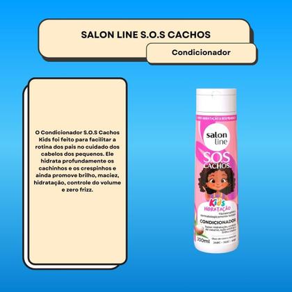 Imagem de Salon Line SOS Cachos Kids Hidratação Condicionador 300ml