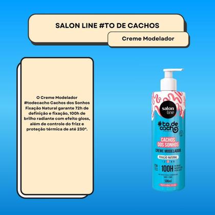 Imagem de Salon Line todecacho Creme Modelador Natural 500ml