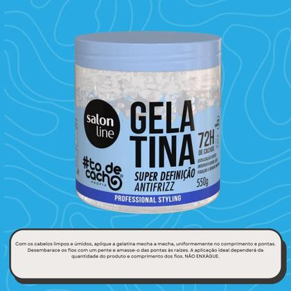 Imagem de Salon Line todecacho Gelatina Definição Antifrizz 550g