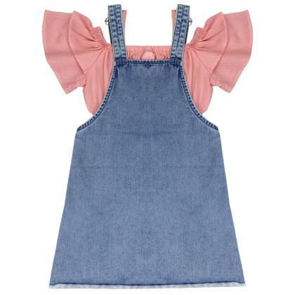 Imagem de Salopete Juvenil Look Jeans c/ Blusinha Jeans