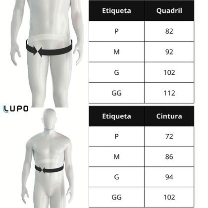 Imagem de Samba Canção Lupo Tecido Plano Com Abertura 18612-001