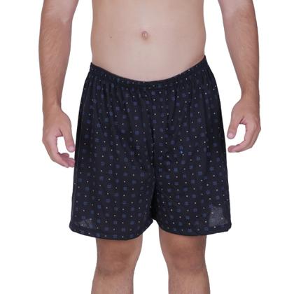 Imagem de Samba Canção Masculina Estampada Pijama Short de Dormir - SAMBA CANÇÃO