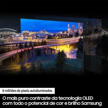 Imagem de Samsung AI TV 65" OLED 4K 65S90D, Processador com AI, Painel até 144hz, Design LaserSlim, Alexa built in